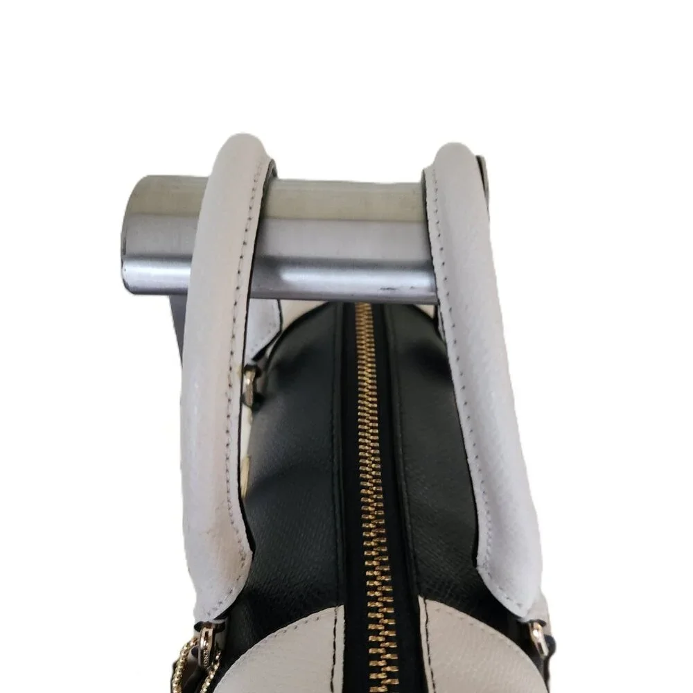 New Coach Mini Bennett Midnight & White Crossbody Bag Satchel Purse